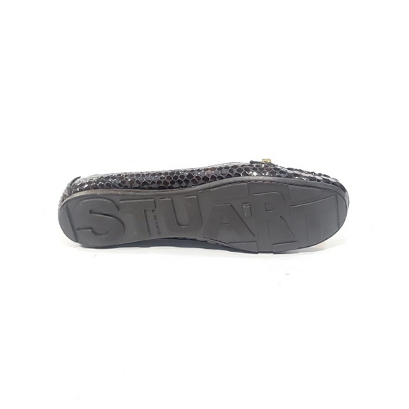 Stuart Weitzman Loafers Flats Patent Leather Snake - Picture 10 of 10